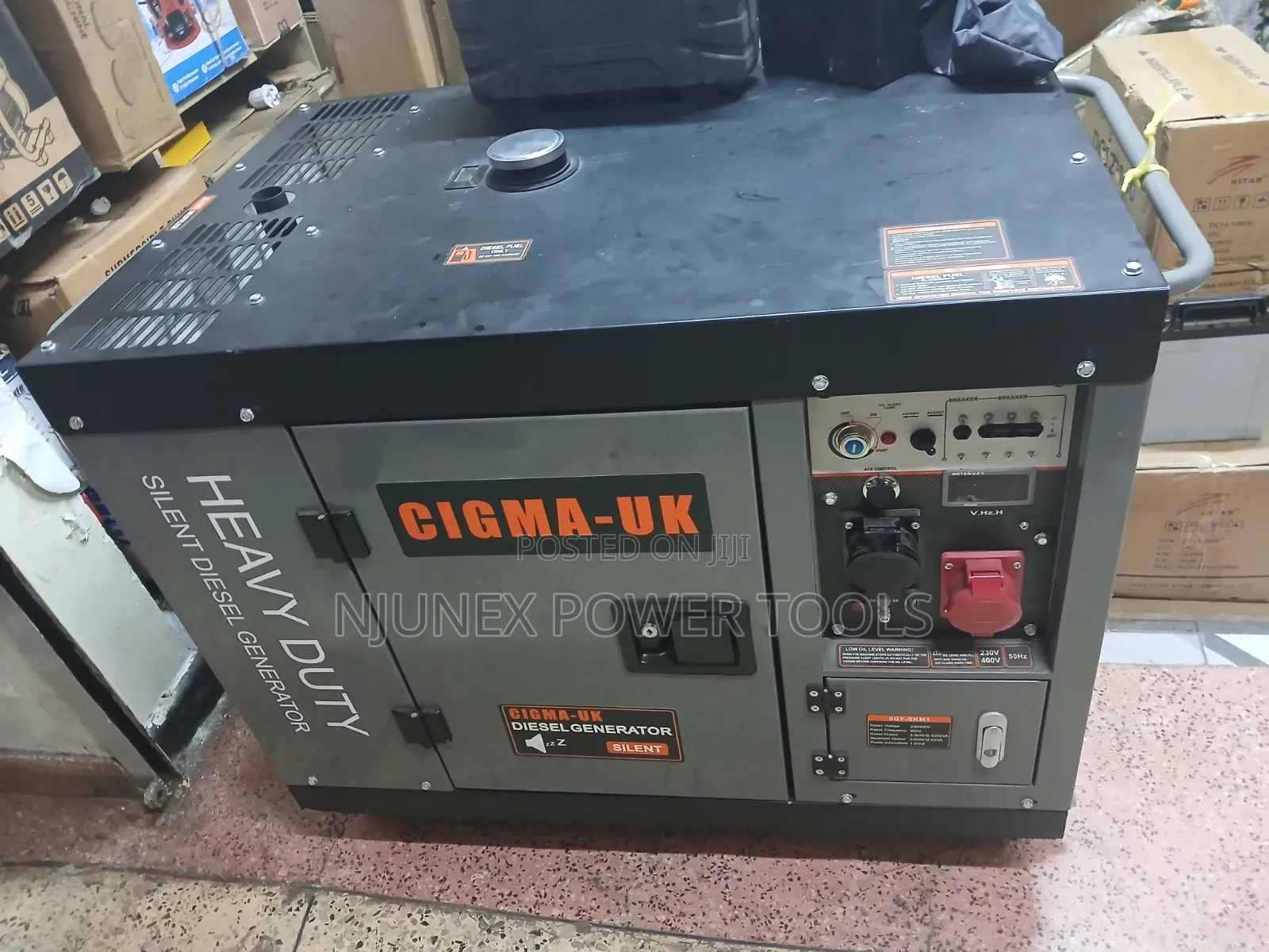Cigma-Uk Heavy Duty Silent Diesel Generator