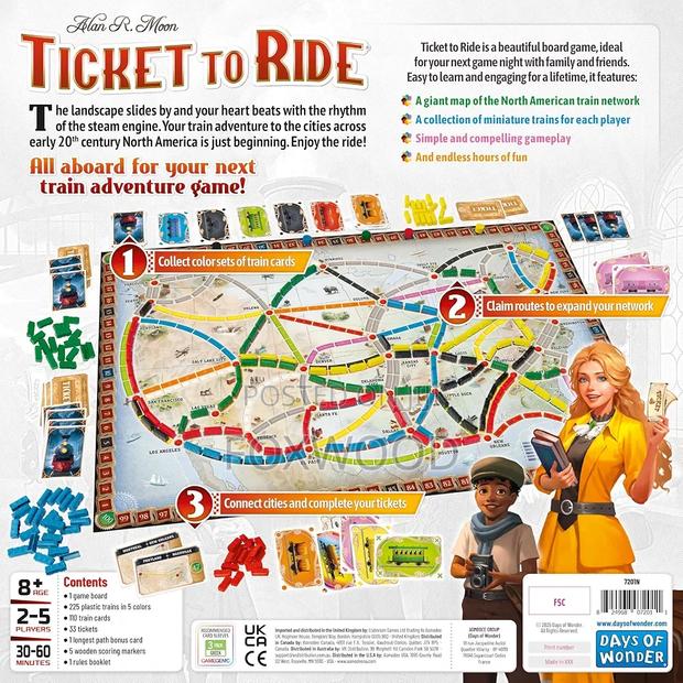 Ticket to Ride Board Game - thumbnail 2