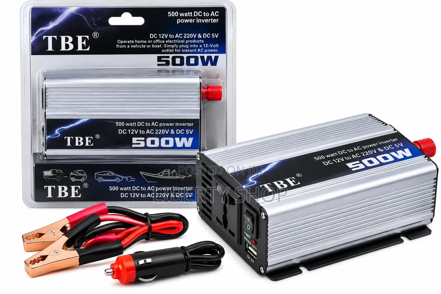 500W Car Inverter With Its Charger