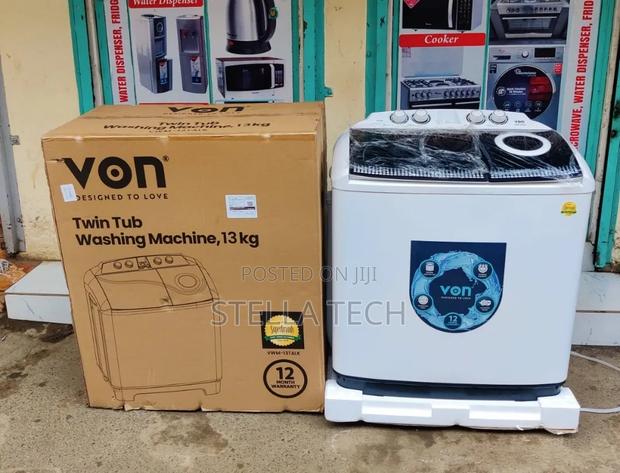 *Von 13Kg Washing Machine, Twin Tub