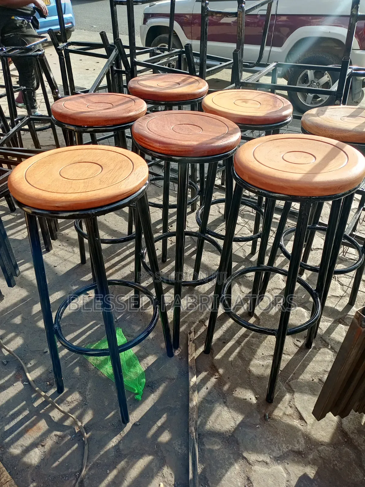 Mahogany Lab Stool