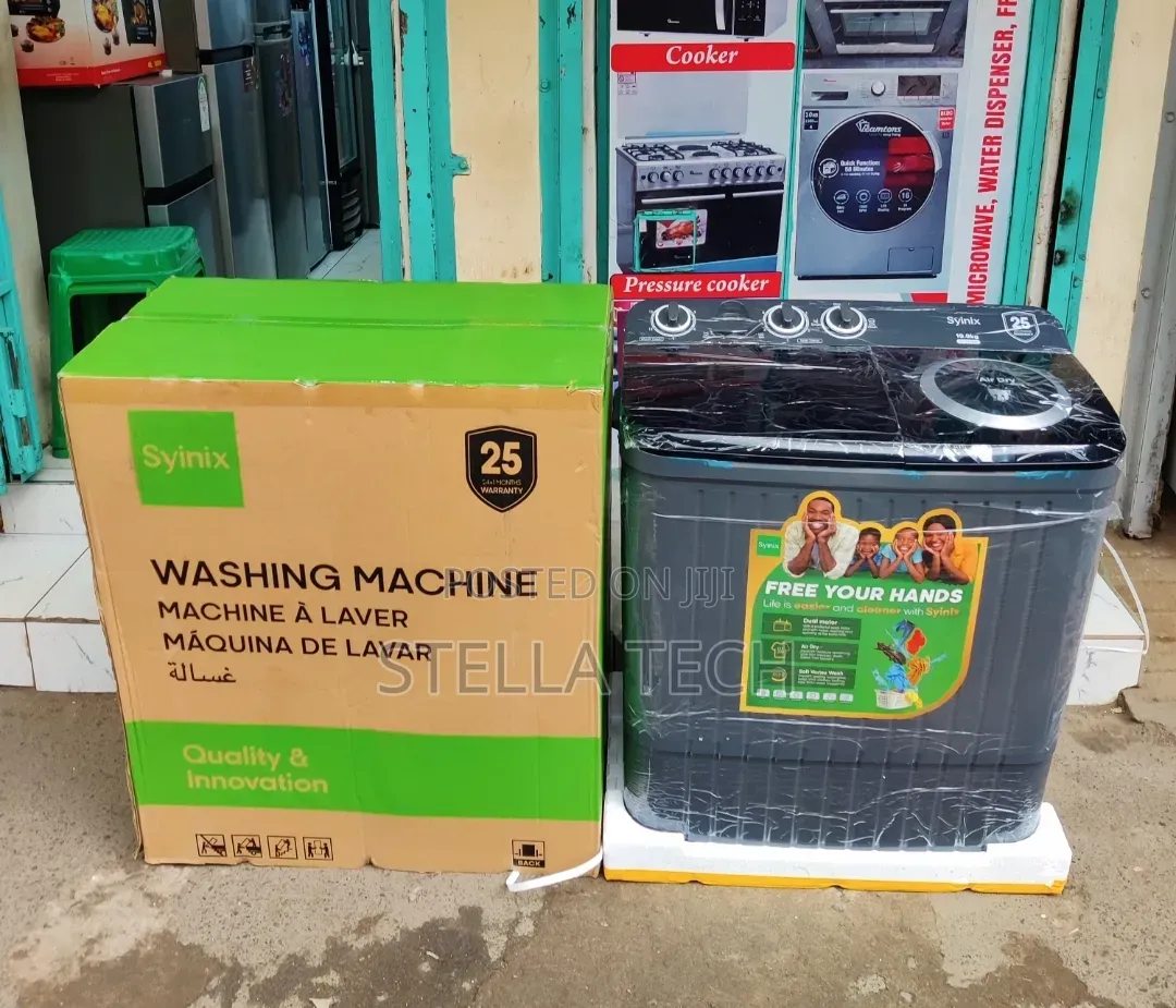 *Synix Washing Machine 10kg Twin Tub