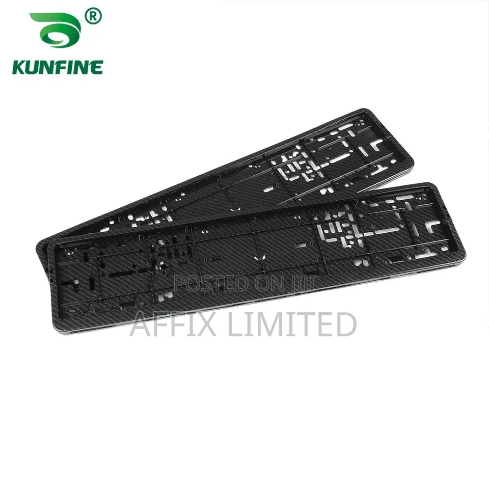 License Plate Holders Set