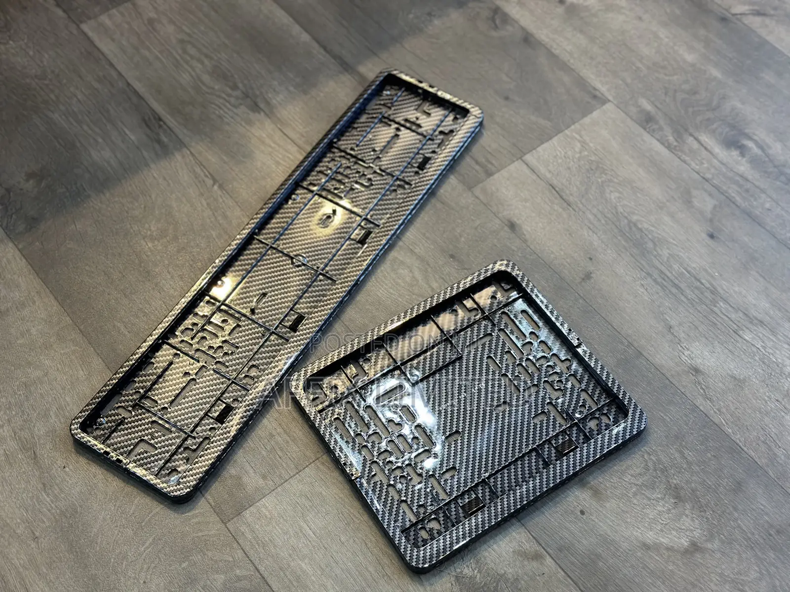 License Plate Holders Set