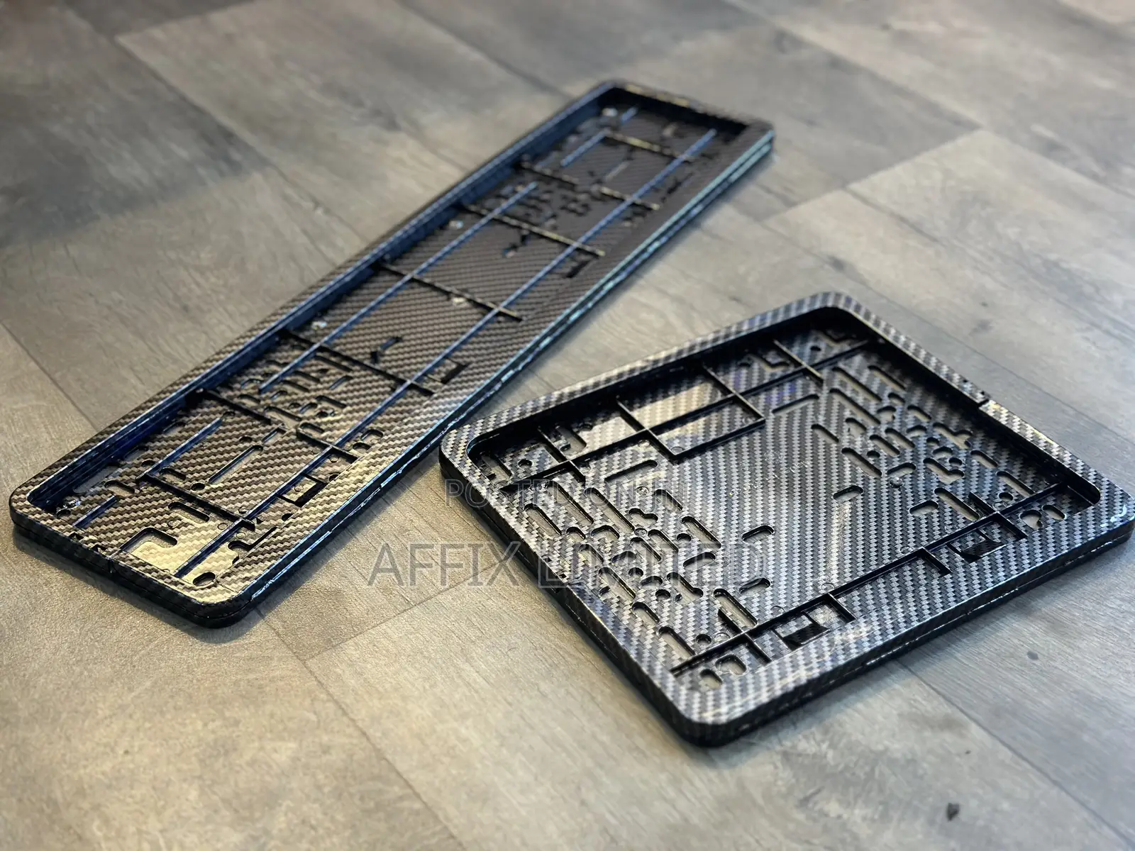 License Plate Holders Set