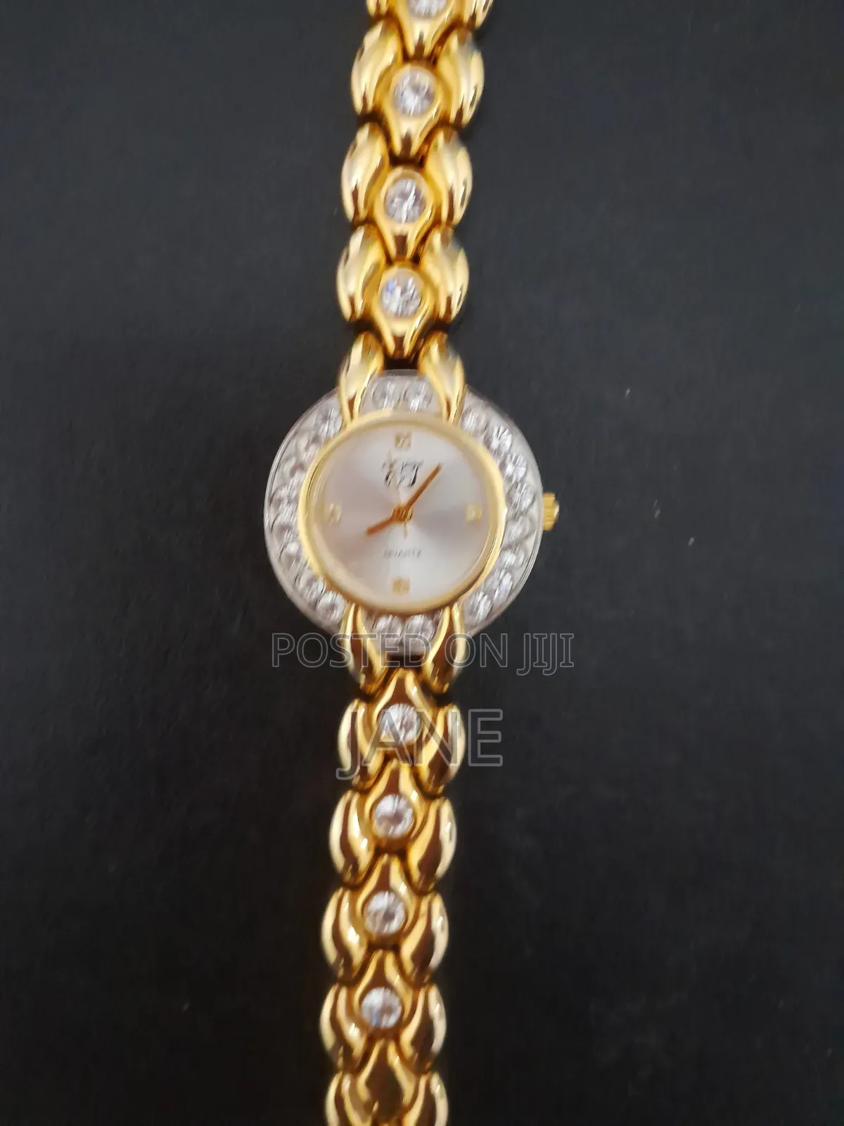 Elizabeth Taylor "White Diamons" Quartz Cocktail Watch