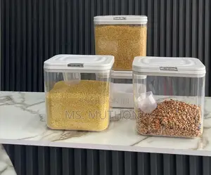 *3pc Acrylic Storage Containers With Scoops
