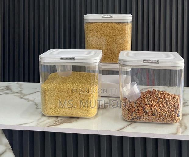 *3pc Acrylic Storage Containers With Scoops - thumbnail 2