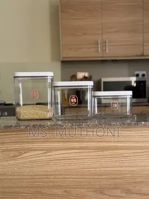 *3pc Acrylic Storage Containers With Scoops