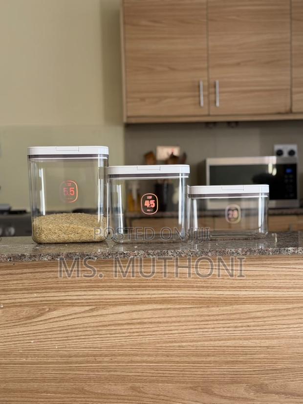 *3pc Acrylic Storage Containers With Scoops - thumbnail 3