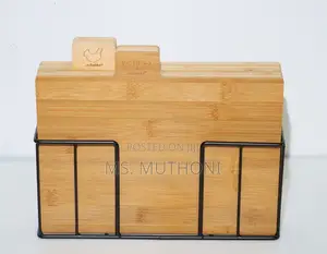 5-Piece Bamboo Chopping Board Set