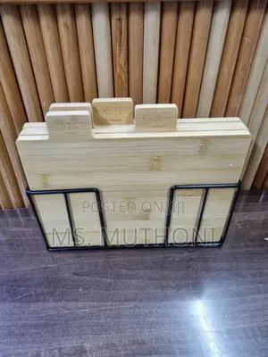 5-Piece Bamboo Chopping Board Set