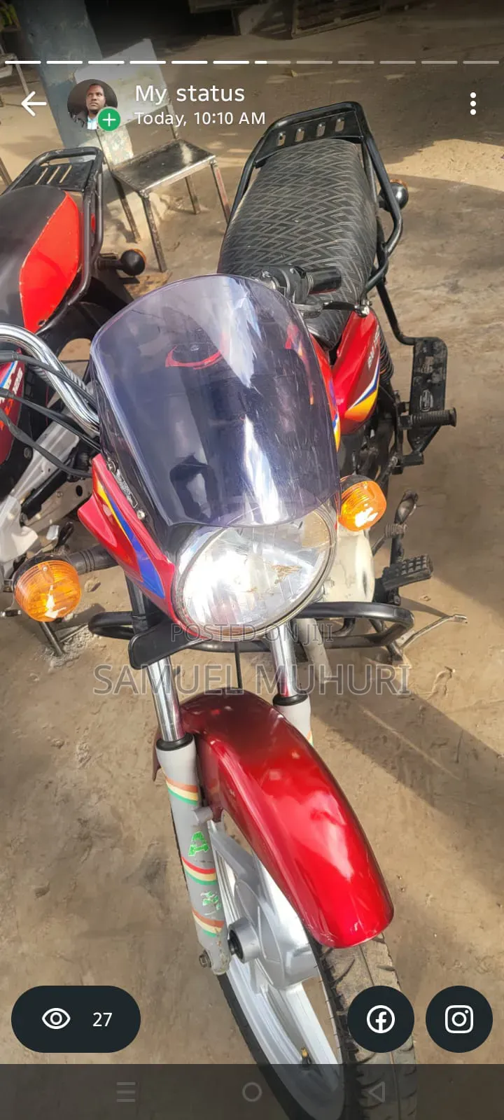 Bajaj Boxer 125 2025 Red