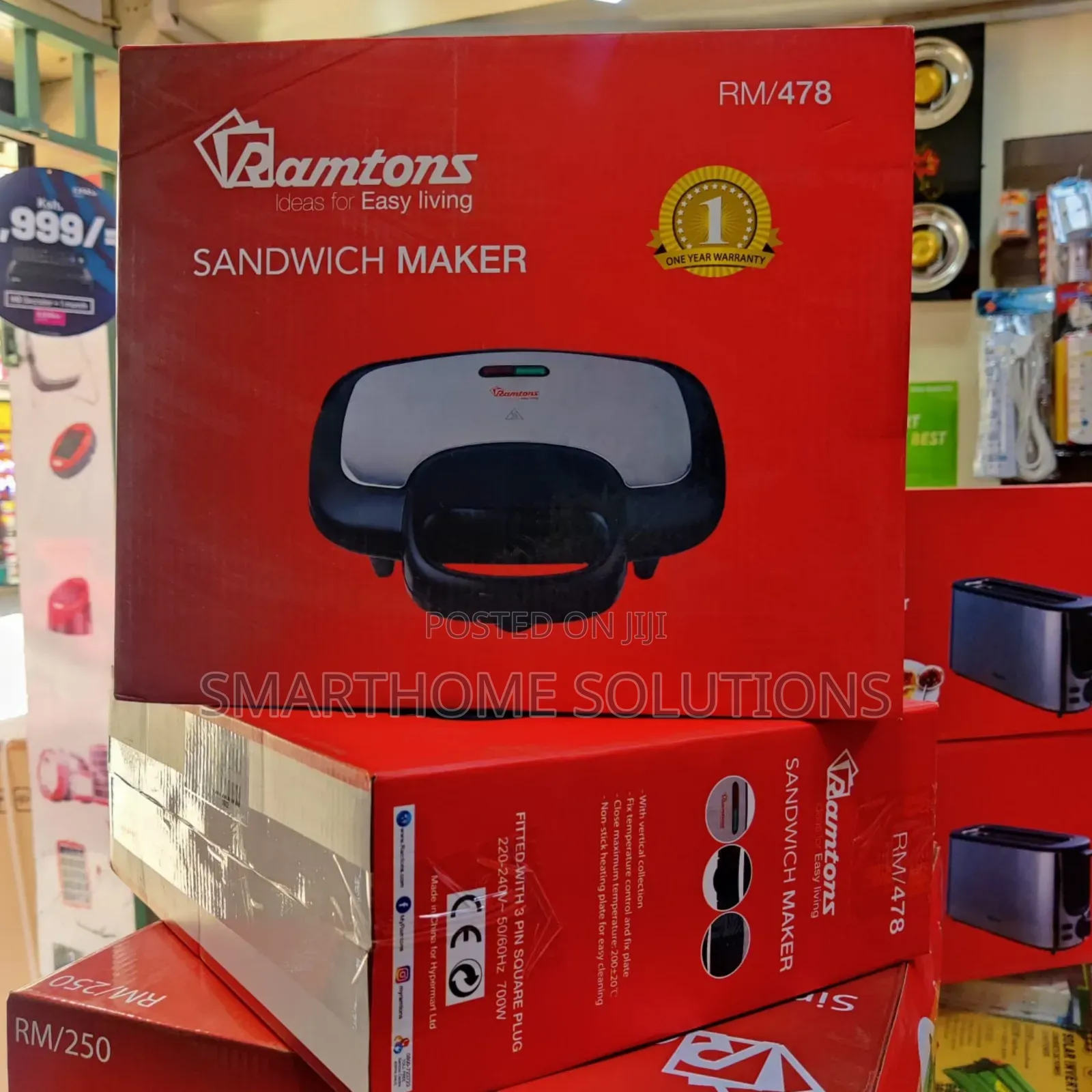 Ramtons Sandwich Maker RM478 2 Slice