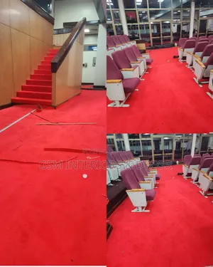 Wall to Wall Office Carpets for Office and Boradroom in Bloody Red