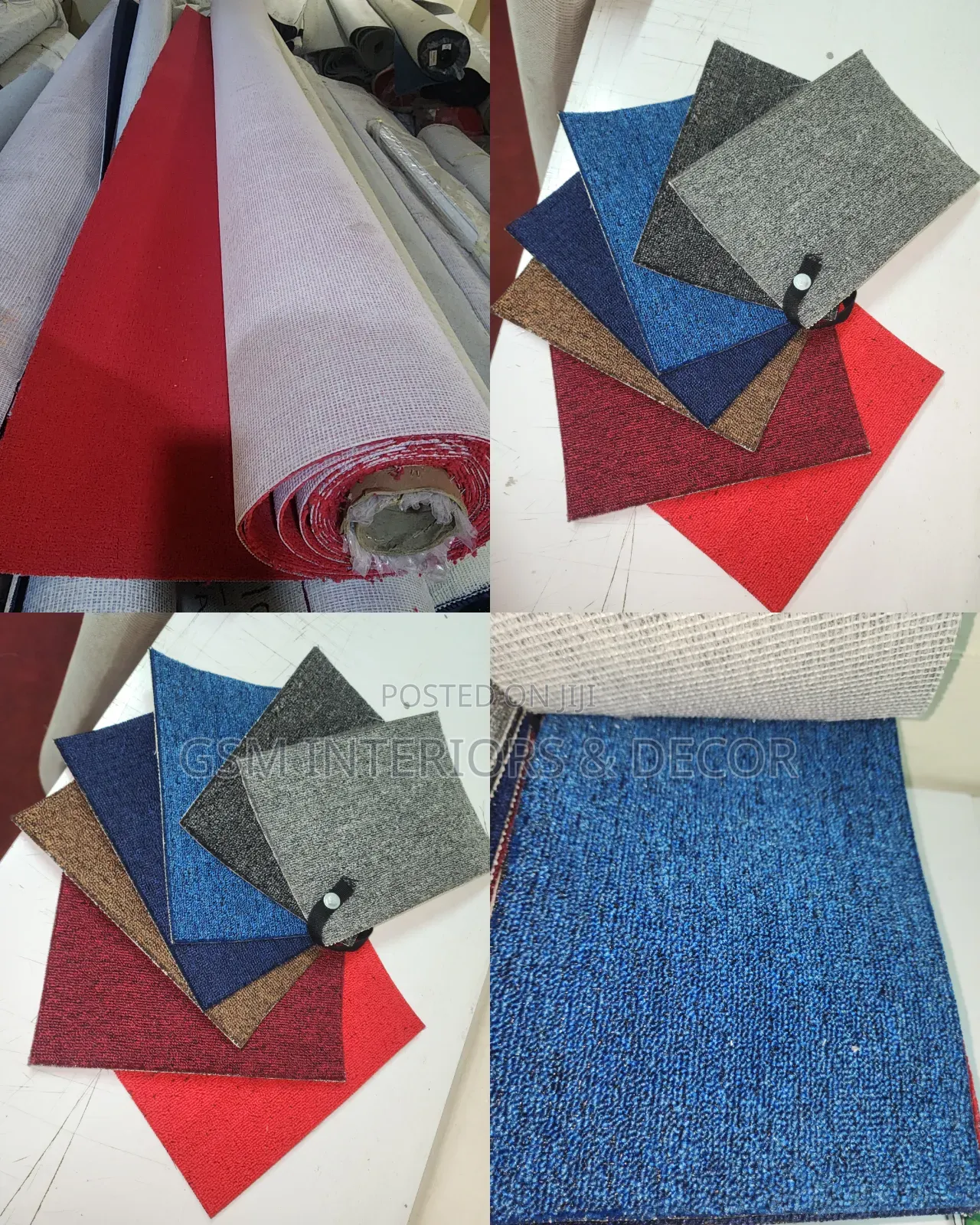 Wall to.wall Office Carpets in Light Blue/Ocean Blue Colourz