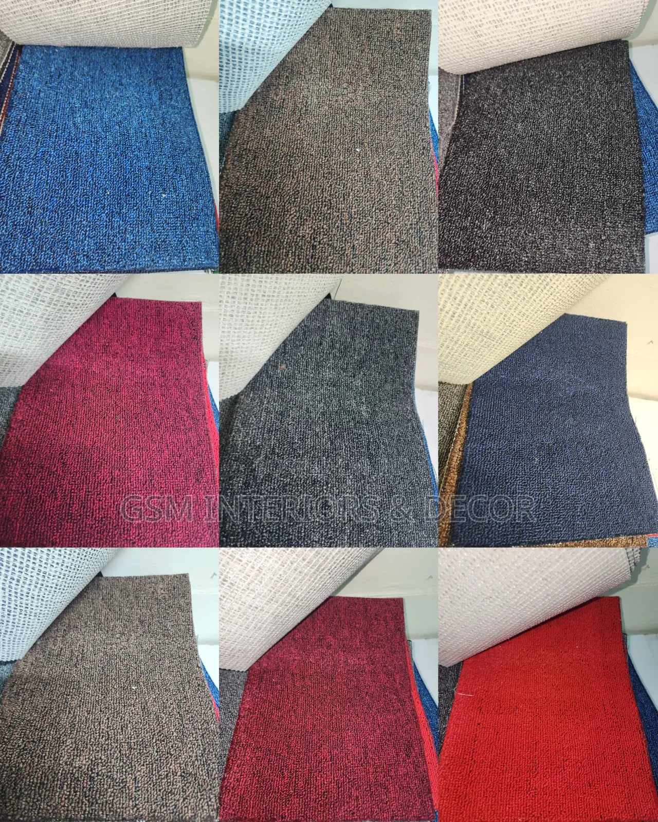 Plain Green Wall to Wall and End to End Carpets