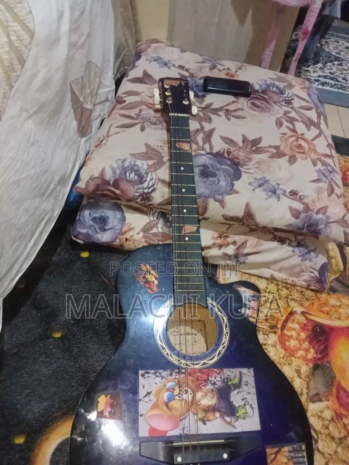 Cowboy Guitar. BIue bIack Colour .