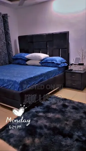 Selling 6by6 Bed With1 Bedside and Sofa