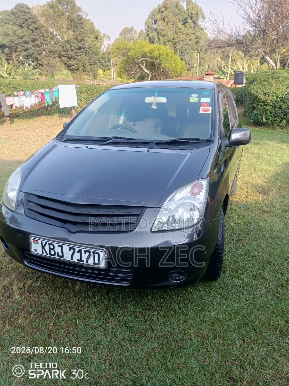 Toyota Corolla Spacio 2002 Black
