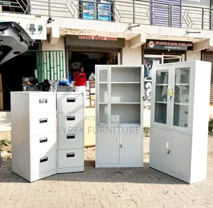 Heavy Duty Metal File Cabinet White