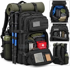 50L Daypack Hiking Backpack – Large Capacity Outdoor Travel & Camping
