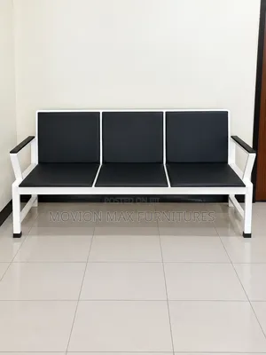 Premium 3-Seater Modern Waiting Bench