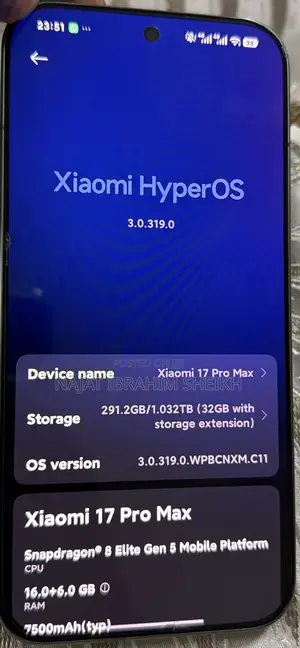 Xiaomi 17 Pro Max 1 TB Green