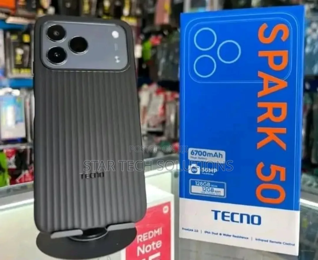 New Tecno Spark 50 128 GB Black