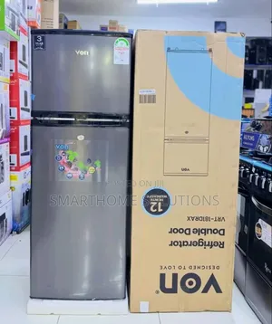 Von Double Door Fridge 181Litres Direct Cool