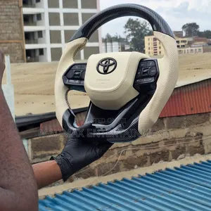 Beige Leather Gr Steering Wheel Lc/Prado/Fortuner Etc.