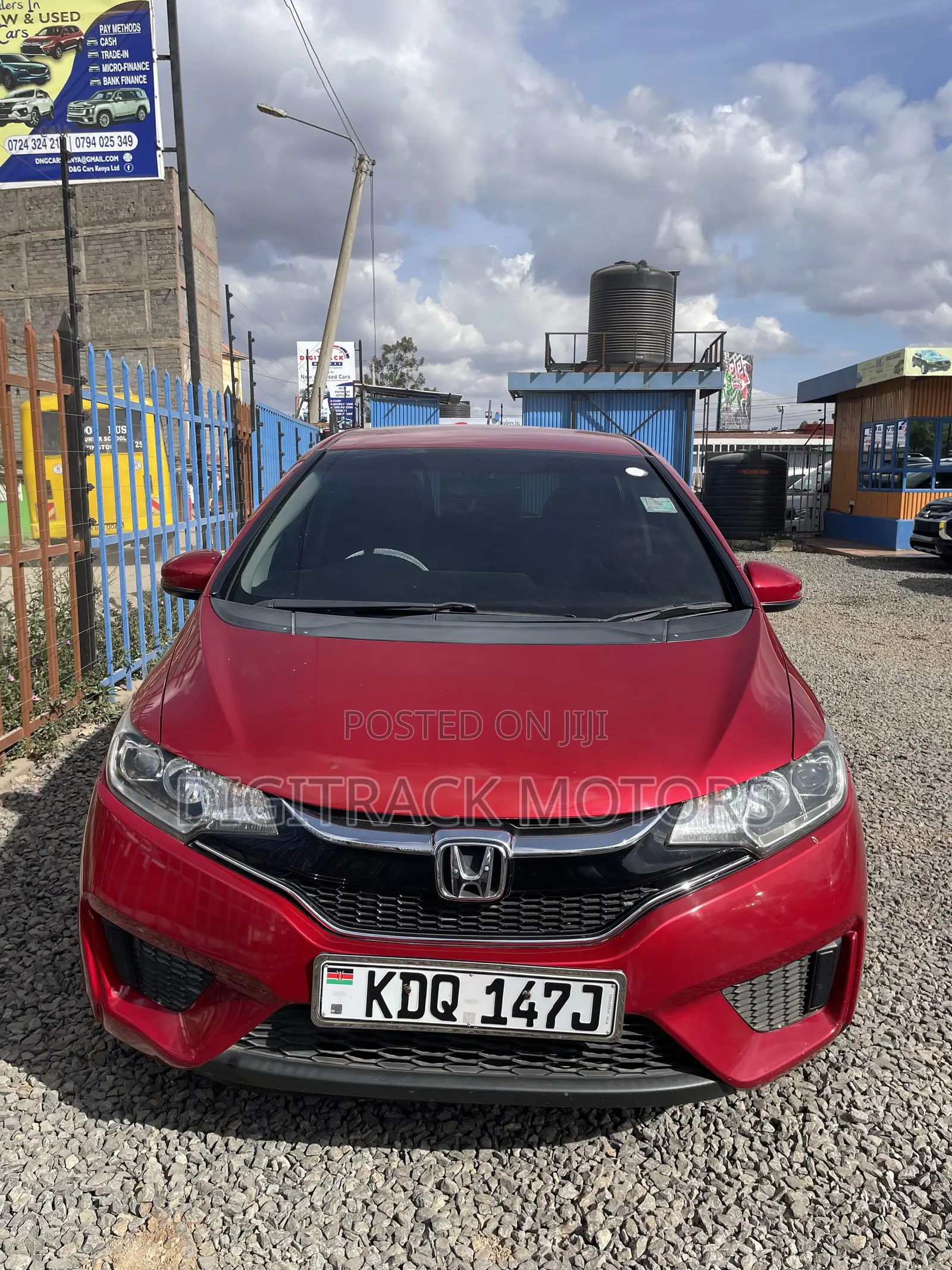 Honda Fit 2017 Red