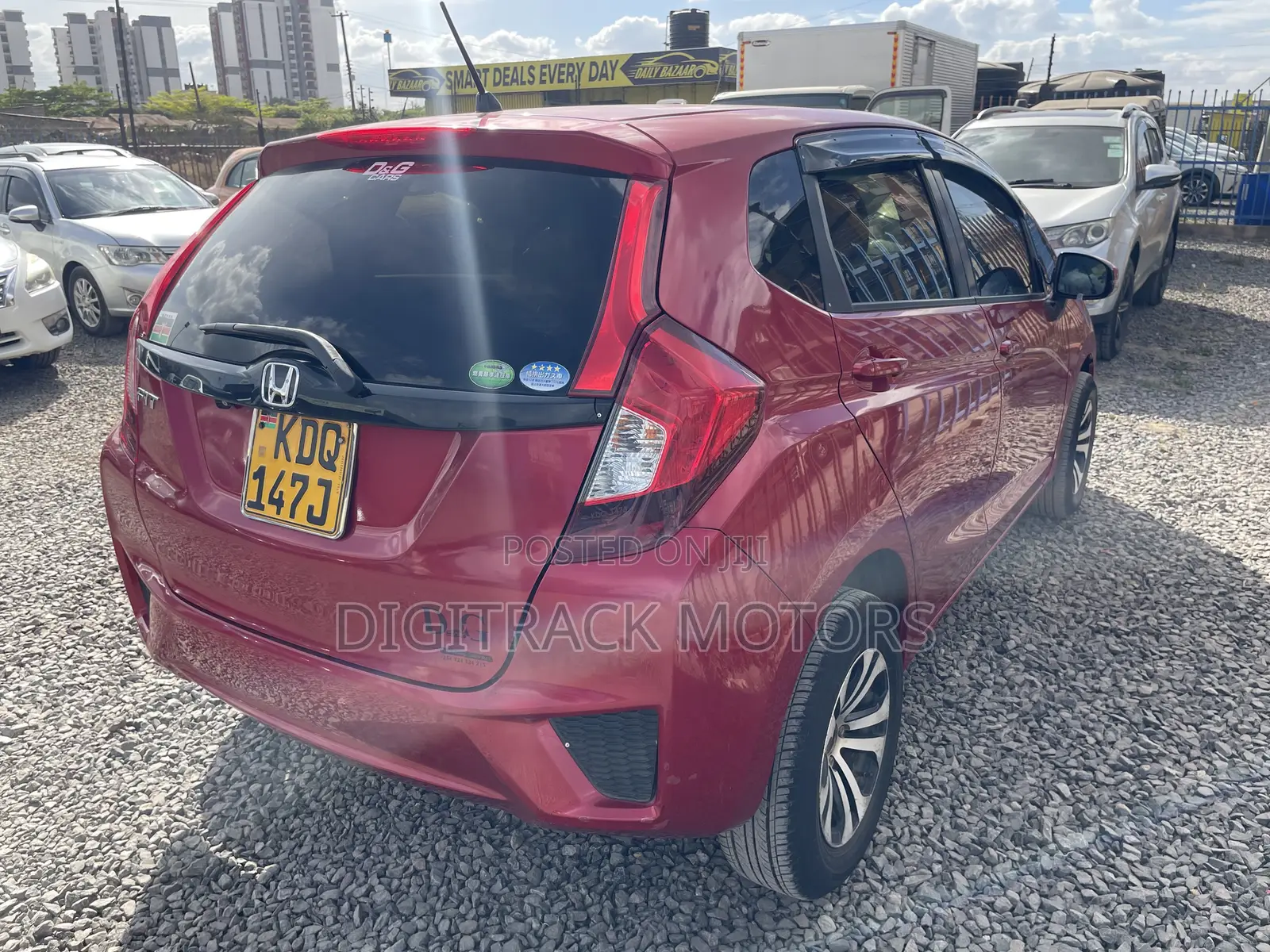 Honda Fit 2017 Red