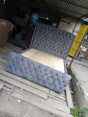 New Stock 5 by 6 Grey Bed