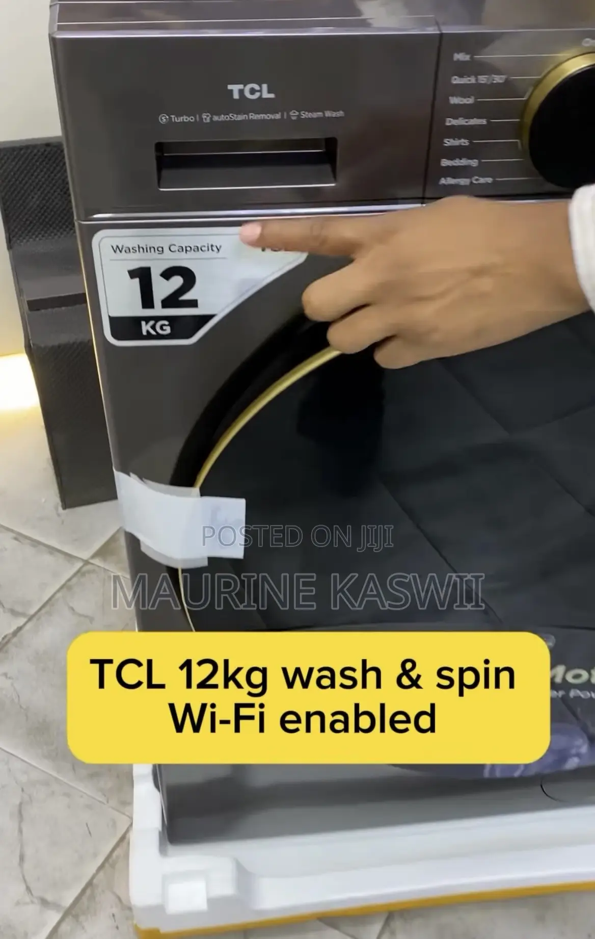 TCL 12 Kg Washer With Wifi Enabled