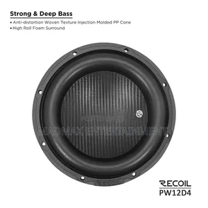 Recoil Audio Pw12d4 12" Subwoofer