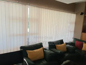 Stylish Home Begins With Thoughtful Details of Vertical Blinds
