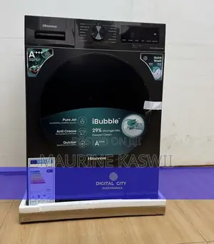 TCL FRONT LOAD 9Kg Washing Machine- Black