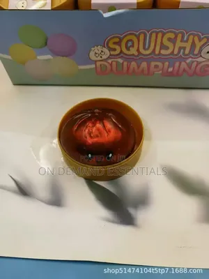 Colorful Glitter Squishy Dumpling
 Sensory Squeeze Toy