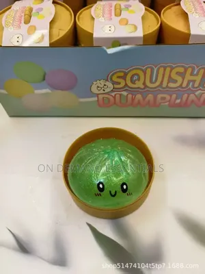 Colorful Glitter Squishy Dumpling
 Sensory Squeeze Toy
