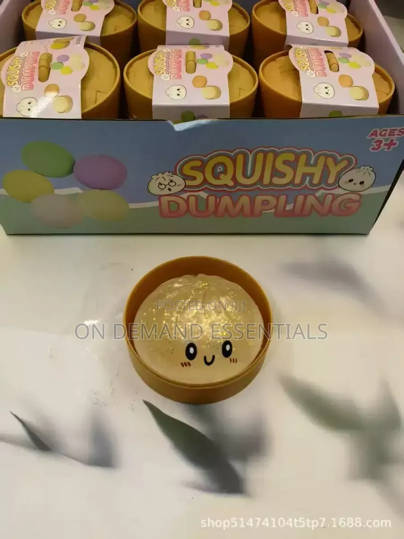 Colorful Glitter Squishy Dumpling
 Sensory Squeeze Toy