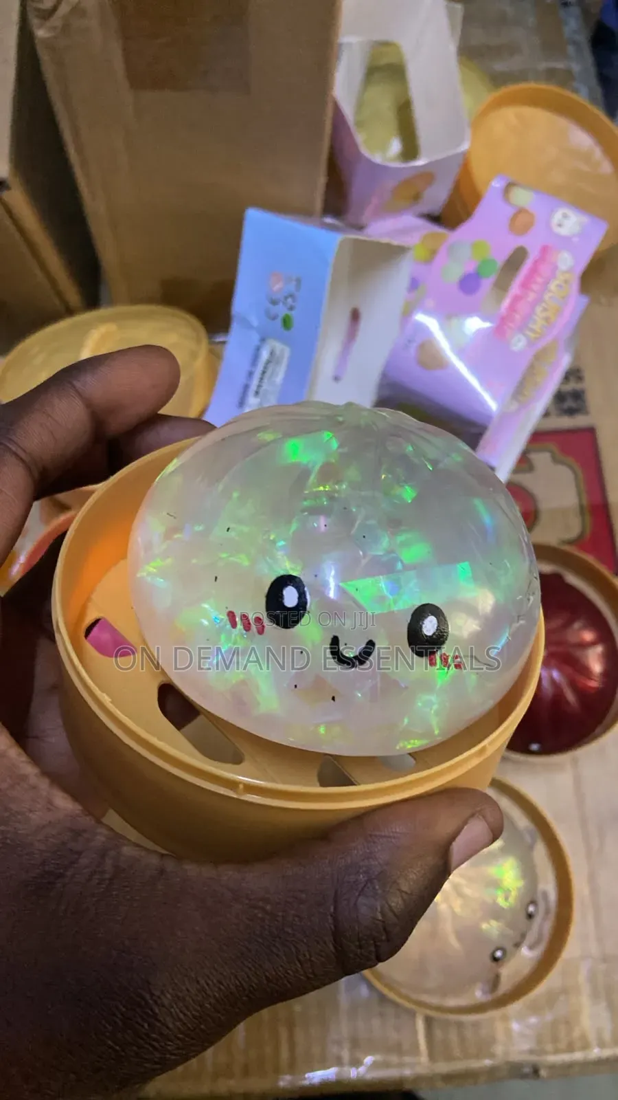 Colorful Glitter Squishy Dumpling
 Sensory Squeeze Toy