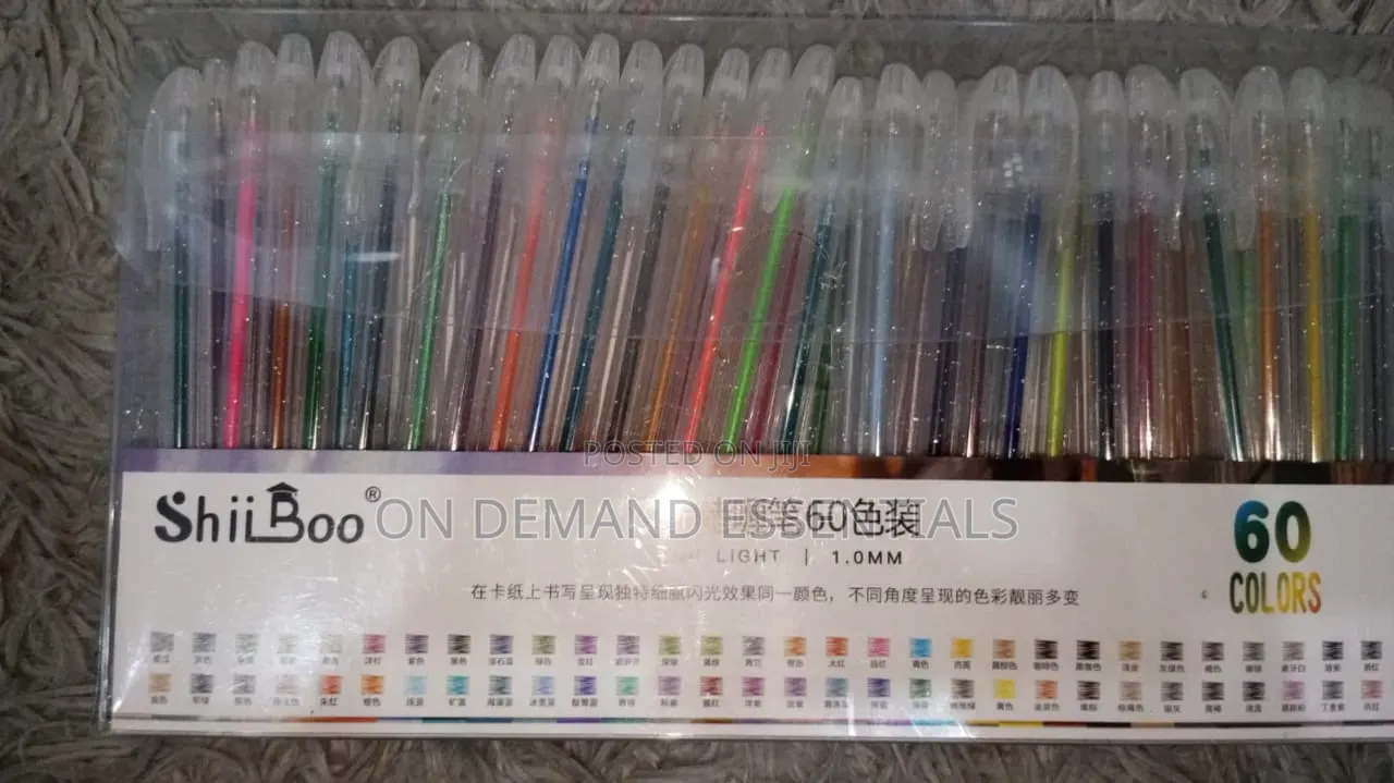 Glitter Gel Pens 60 PC Pack