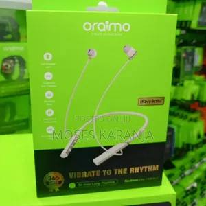 Oraimo Necklace Lite in-Ear Bluetooth Neckband – Black/Lime Green
