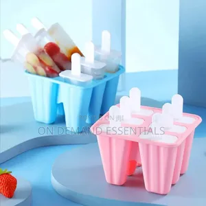 Silicone 6slot Ice Popsicle Moulds 3in1