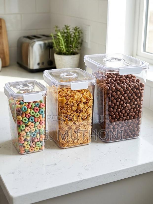 3 PCS Large Acrylic Storage Containers* - main view