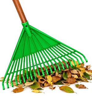 Leaf Lawn Rake – Garden Leaf Rake for Grass, Leaves & Yard Cleaning