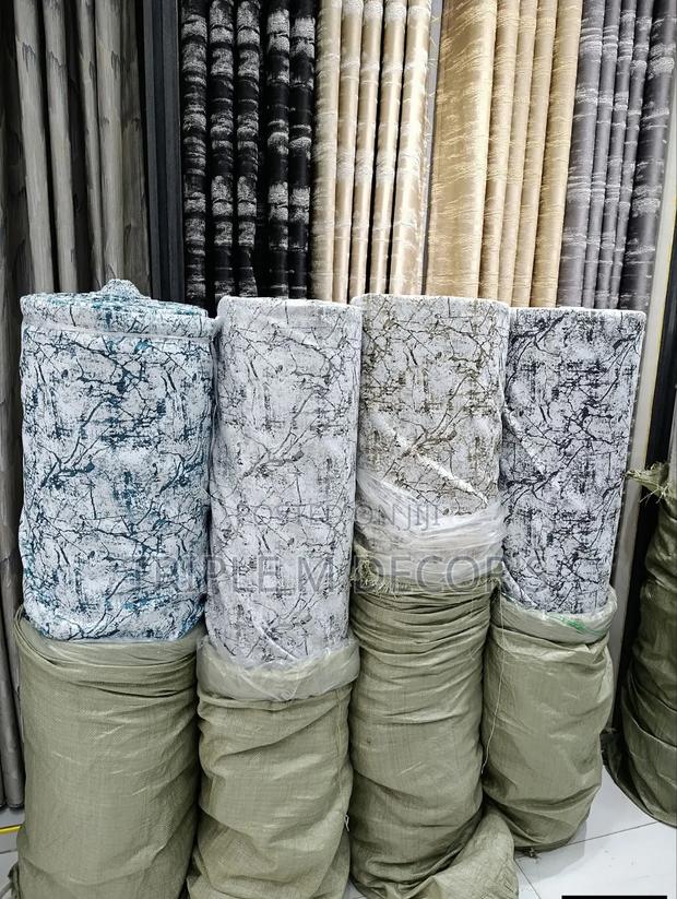 Classic Patterned Living Room Window Curtains - main view