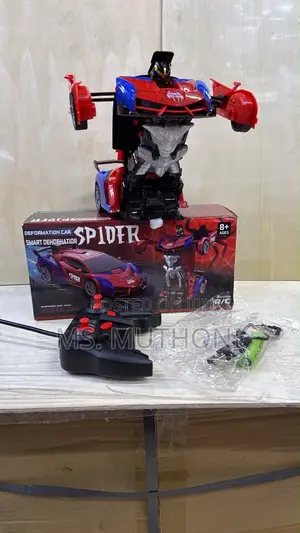 Spider Warrior Transformer Car & Toy