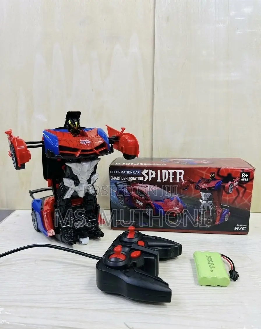 Spider Warrior Transformer Car & Toy
